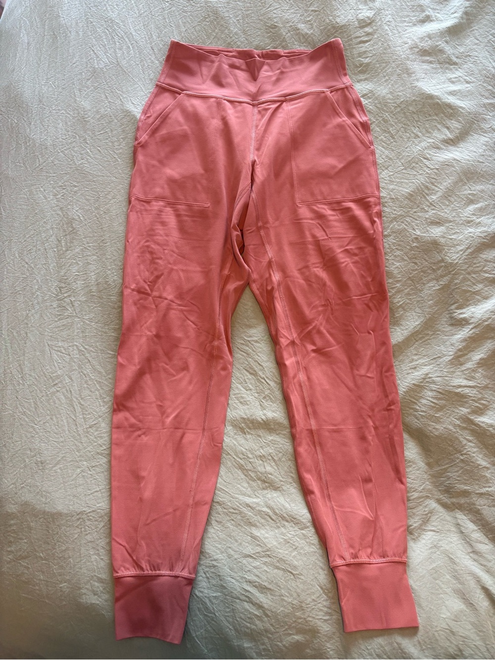 lululemon athletica Coral Pink High-Rise Jogger Pants